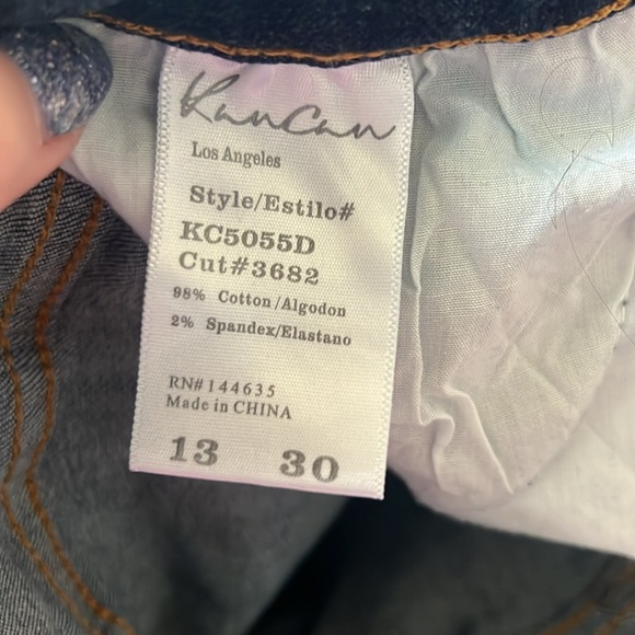Kancan distressed jeans size 13/30 - Picture 4 of 5